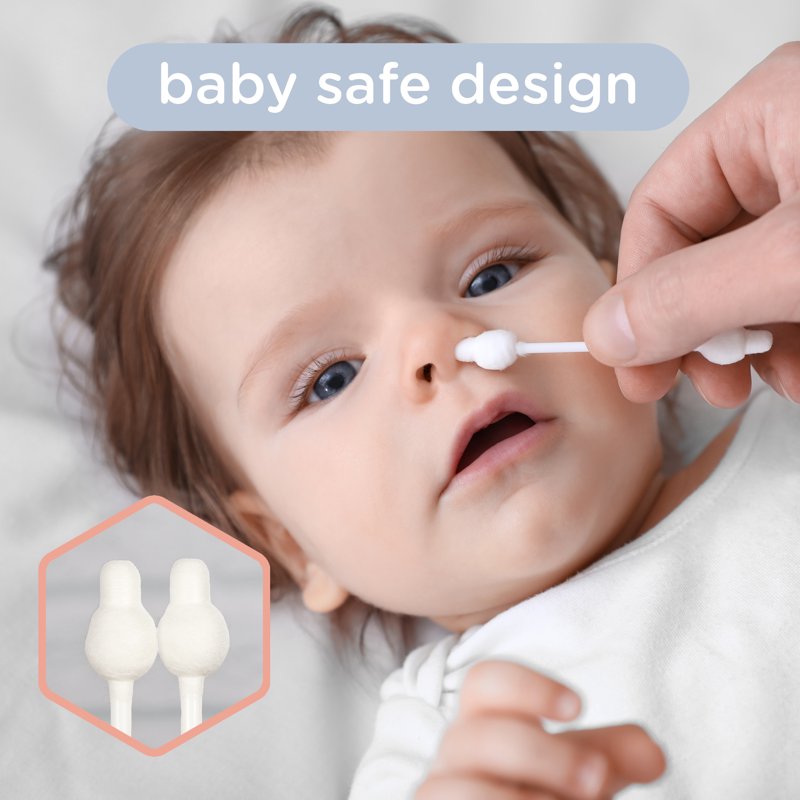 Safety Cotton Swabs for Baby & Family - Soft 140 Count Pack