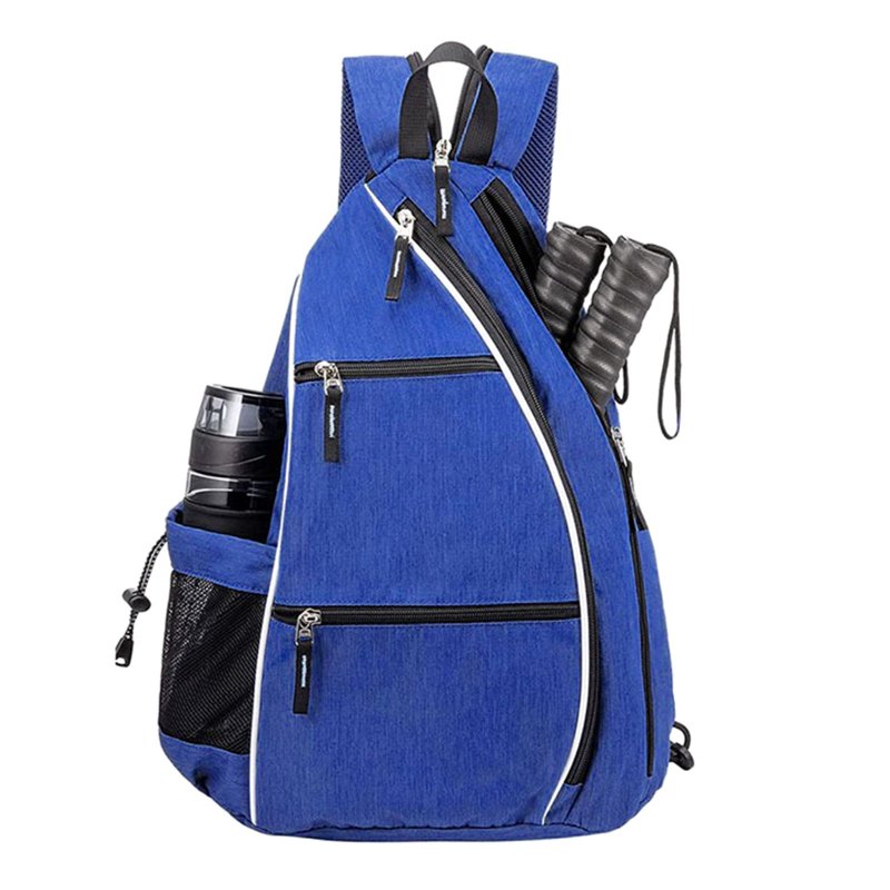 Blue Pickleball Backpack Bag for Paddle Tennis Gear - Sling Bag