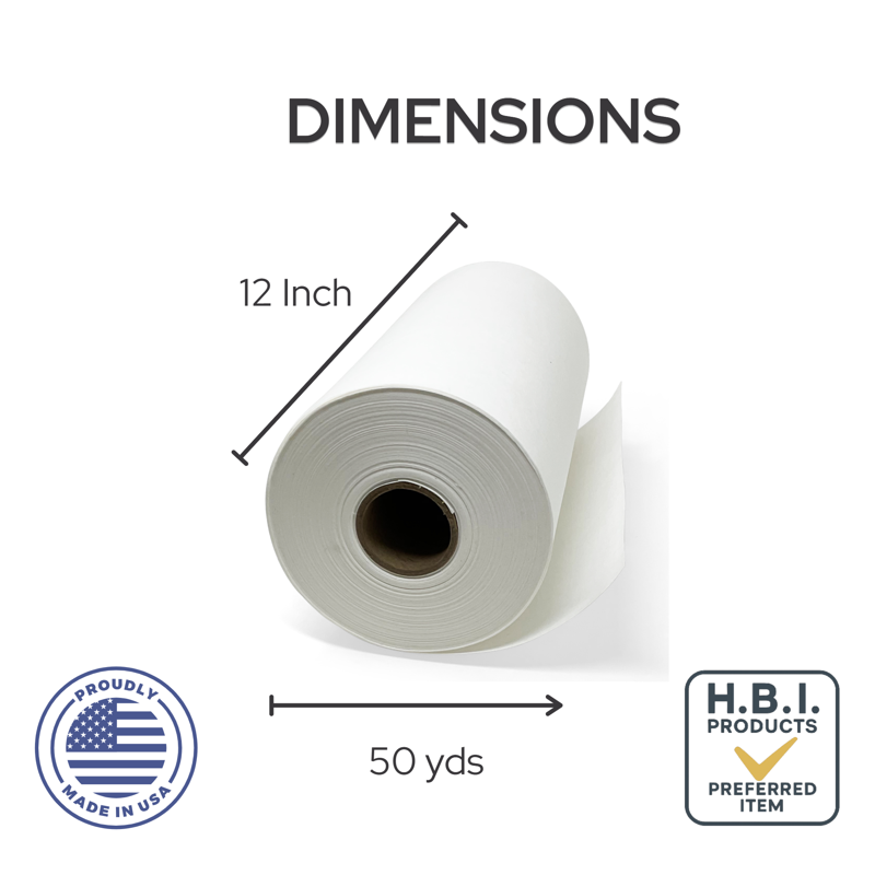 Tear Away Embroidery Stabilizer - Medium Weight 12" x 50 yd for Machine Embroidery