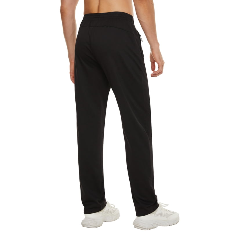 Men's Lightweight Jogger Pants with Zipper Pockets - Breathable Athletic Pants