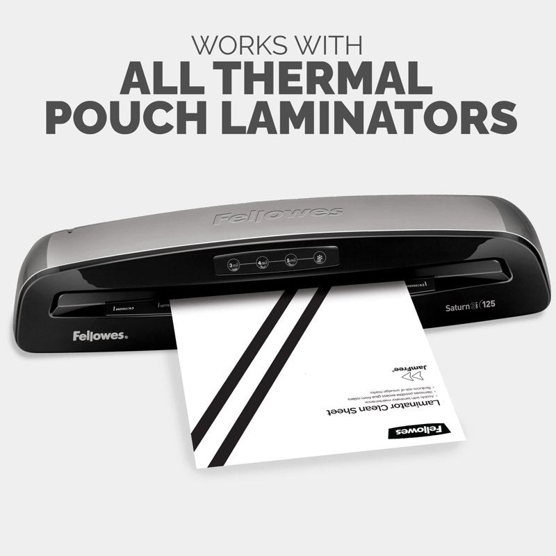 Laminator Cleaning Sheets - 8.5 x 11 Inches, 3-10 Mil, Pack of 10