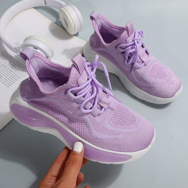 Kids Breathable Knit Athletic Sneakers for Active Boys and Girls