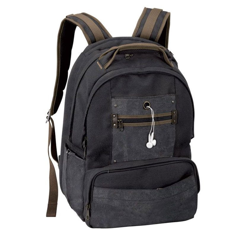 Impact Laptop Backpack for 17-Inch Computers, Eco-Friendly Cotton Canvas