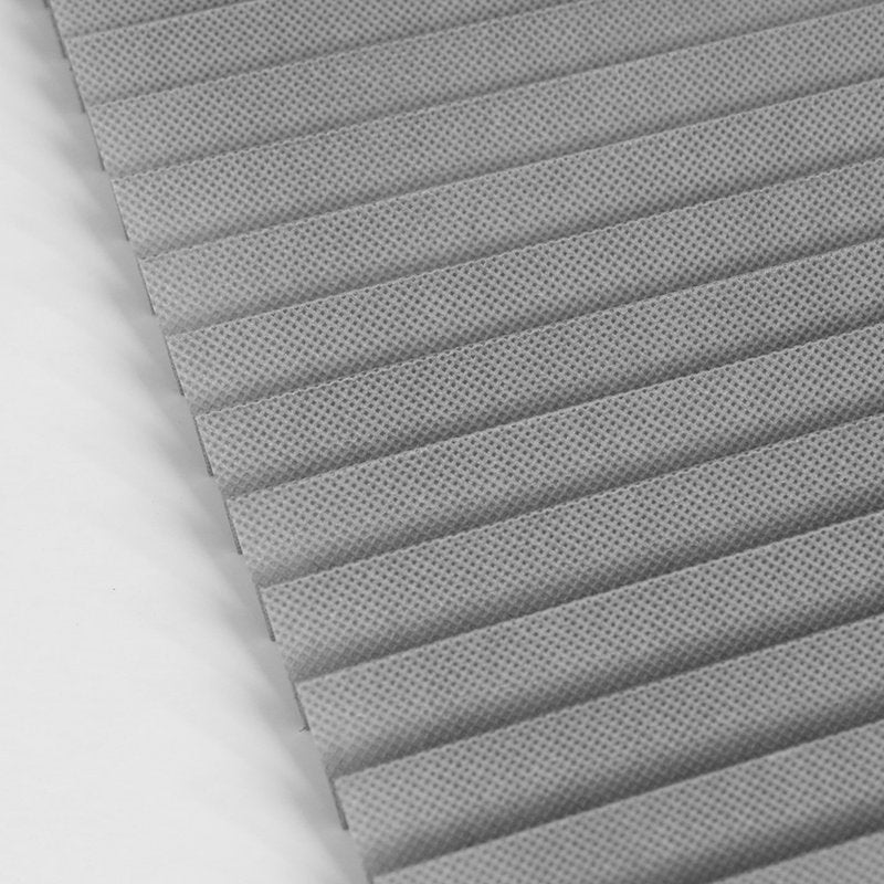 Light Blocking Pleated Window Shades with Clips - Blackout Curtains for Kitchen & Bathroom