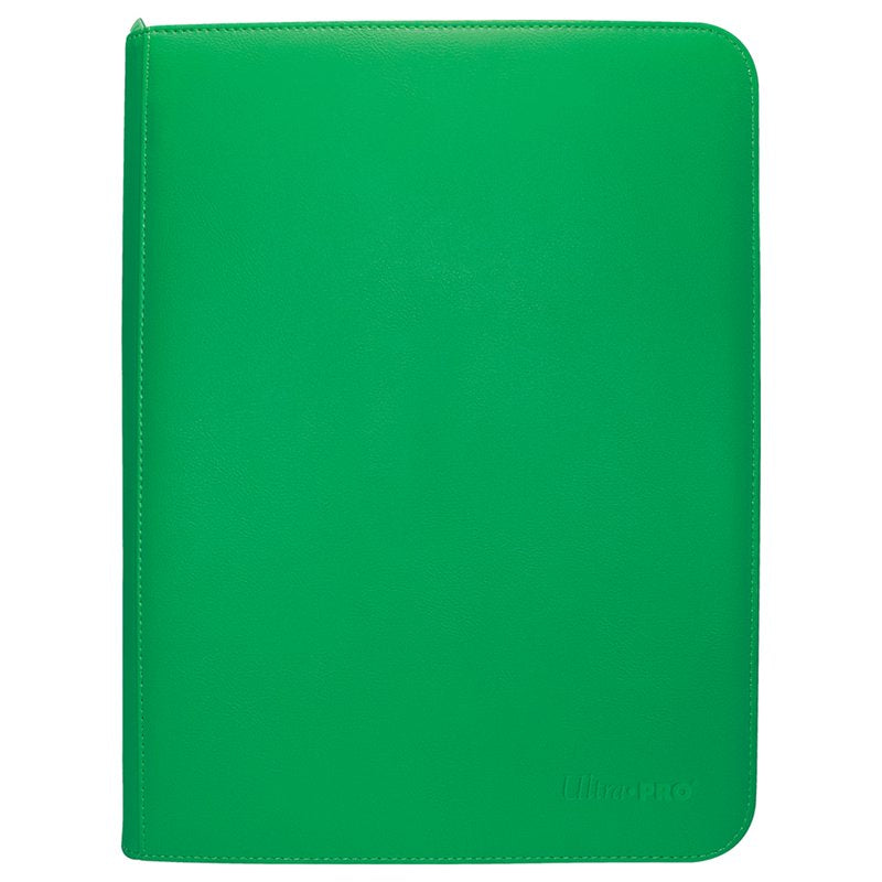 9-Pocket PRO-Binder Zippered Organizer for Trading Cards - Vivid Red