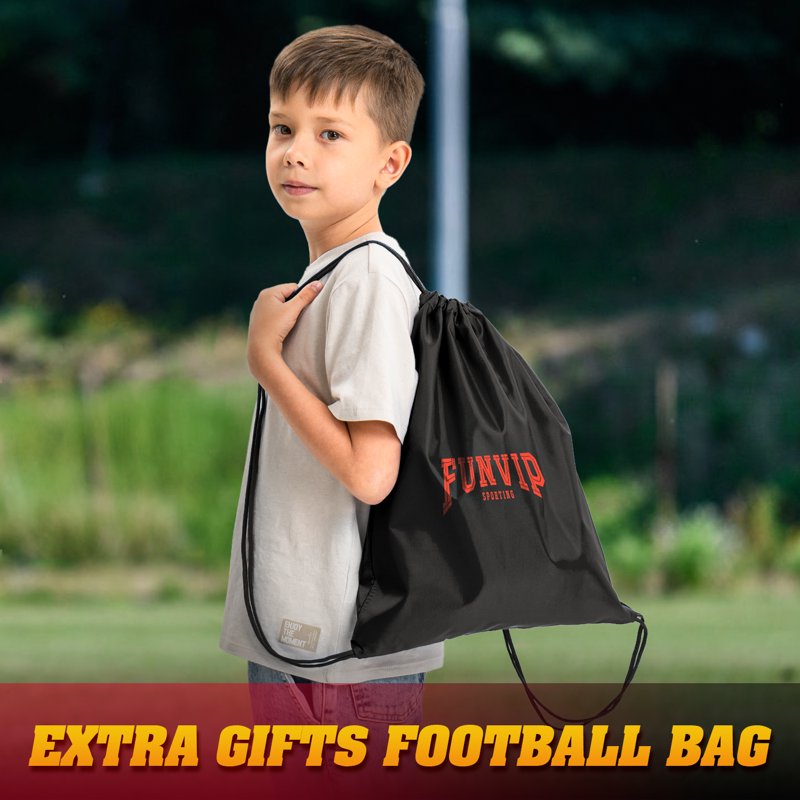Glow in the Dark Football Size 6 LED Light Up Outdoor Sports Toy