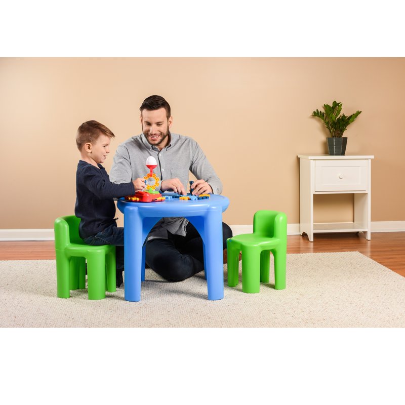 Kids Table and Chair Set - Multicolor Toddler Activity Furniture for Ages 2+