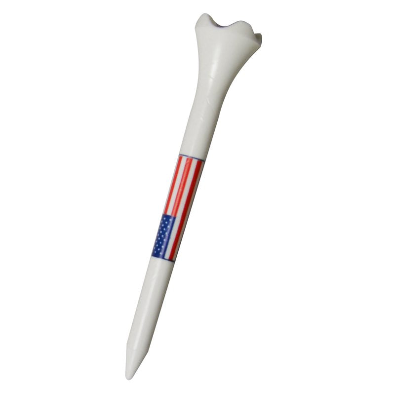 Golf Tees with Low-Resistance Head for Longer Drives - 25 Pack, 2.75"