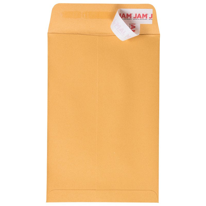 Brown Kraft Manila Envelopes 6x9 Inch Peel & Seal Pack of 50 - Office & Mailing Supplies