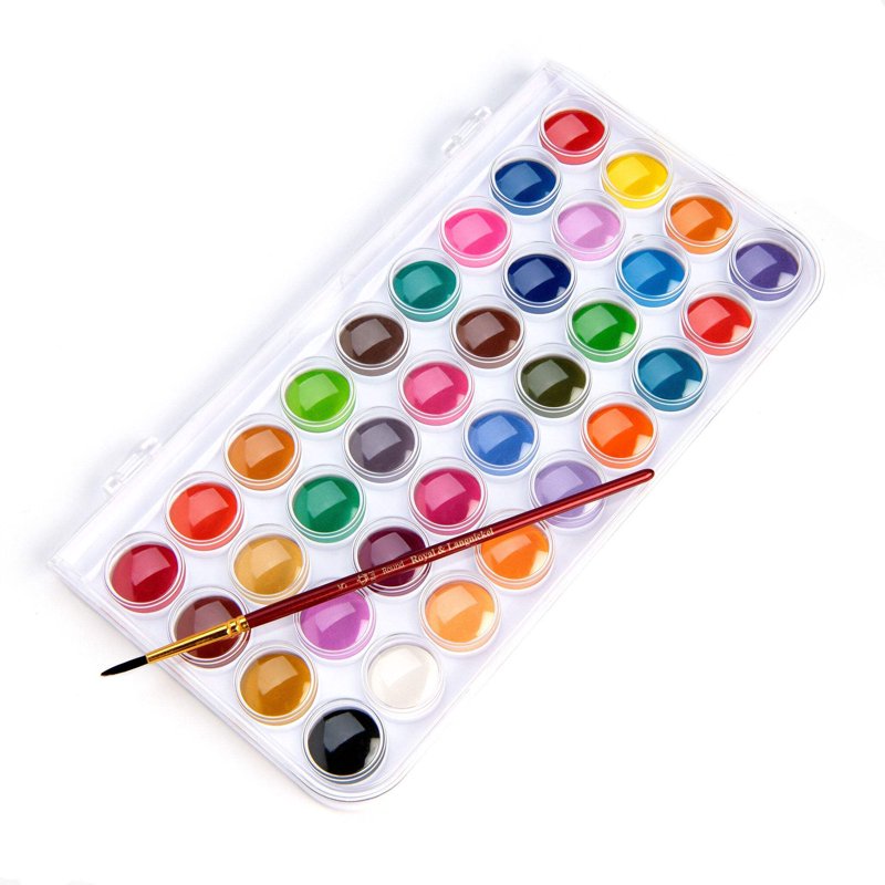 Watercolor Paint Set with 36 Colors and Brush - Art Supplies for Beginners and Artists