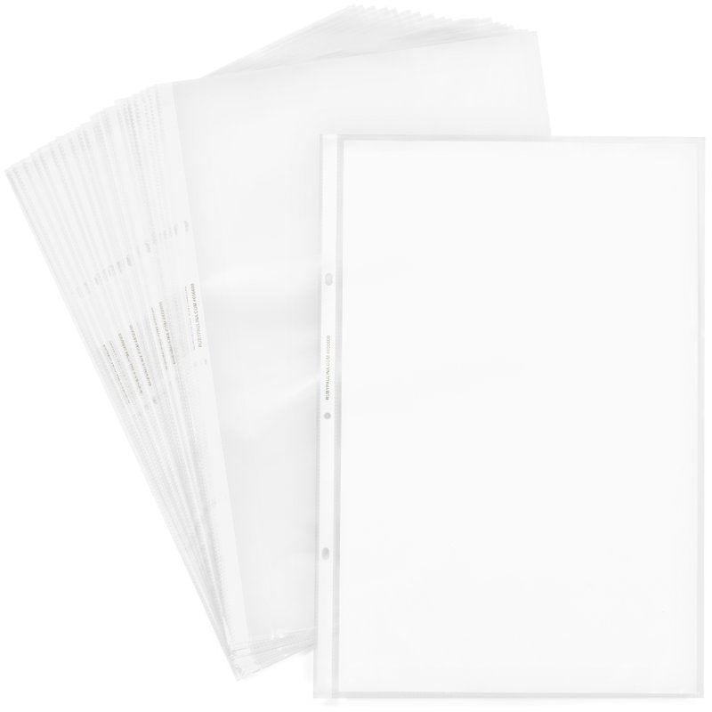 White 11x17 Filing Folders Pack of 60 - Office Organization Documents