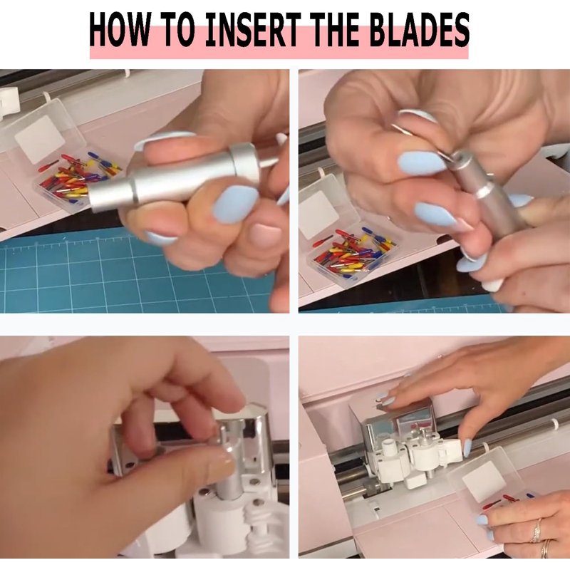 Replacement Cutting Blades for Cricut Explore Air 2/3 & Maker 4 - 50 Pack