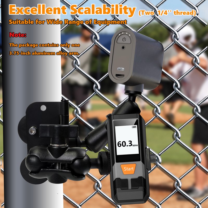 Magnetic Fence Mount for Action Cameras and GoPro - Adjustable, Heavy-Duty, Versatile Video Mount