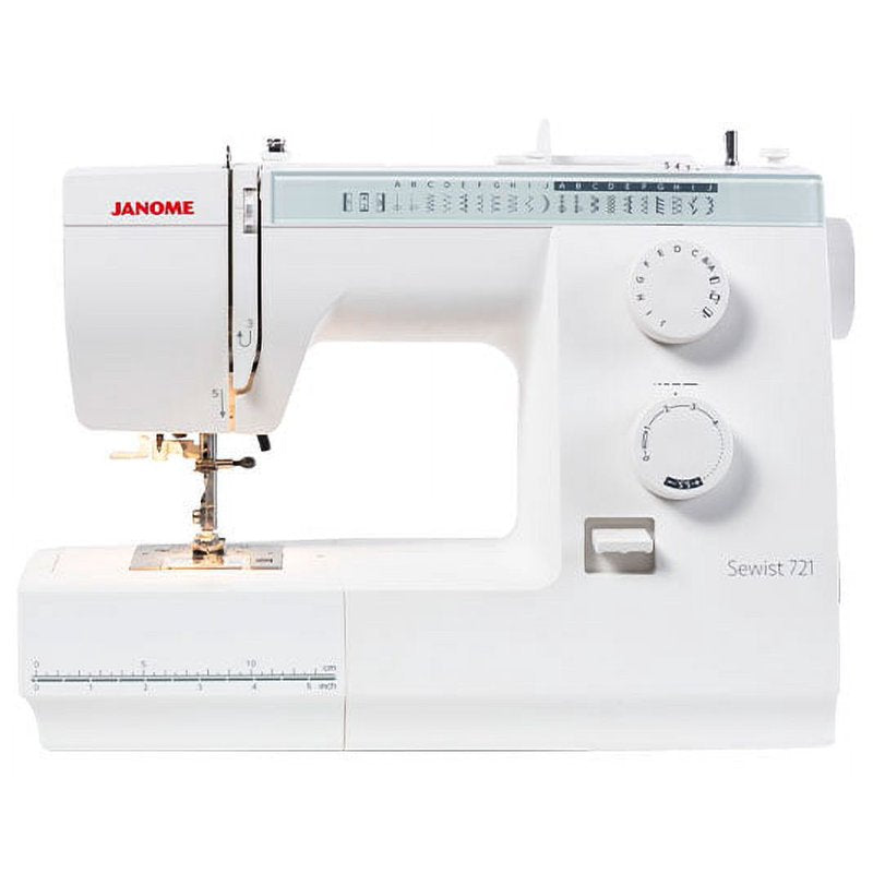 Janome Mechanical Sewing Machine 21 Stitches, Beginner Friendly