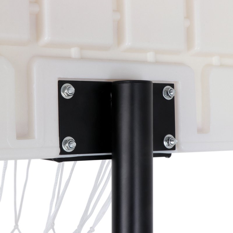 Portable Height Adjustable Basketball Hoop System with Wheels - 4 to 7 Feet