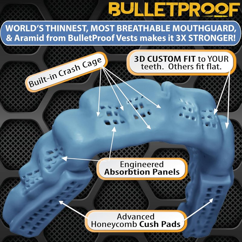 Youth Sports Mouth Guard Ultra Thin Breathable Impact Protection for Football MMA Hockey Rugby Basketball