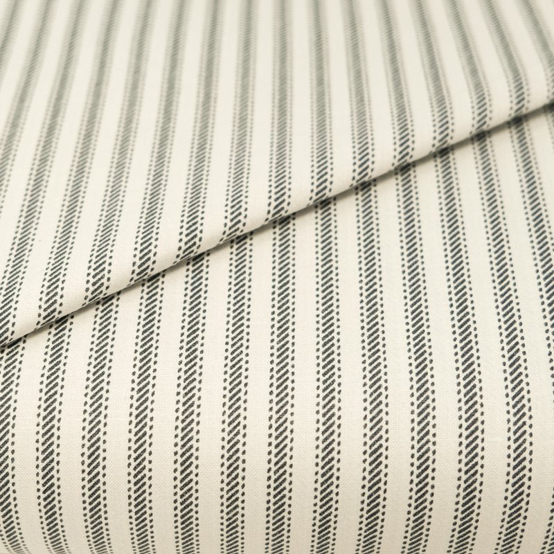 Navy Stripe Ticking Fabric by the Yard - 100% Cotton for Home & Crafts
