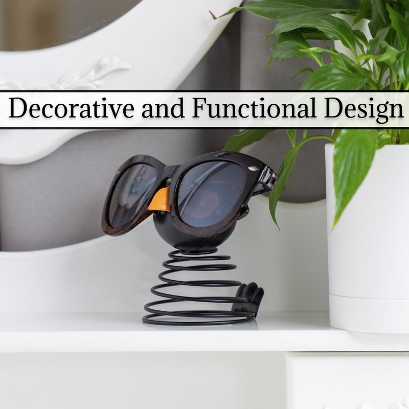 Owl Design Eyeglasses Holder Stand - Fun Space-Saving Spectacle Display