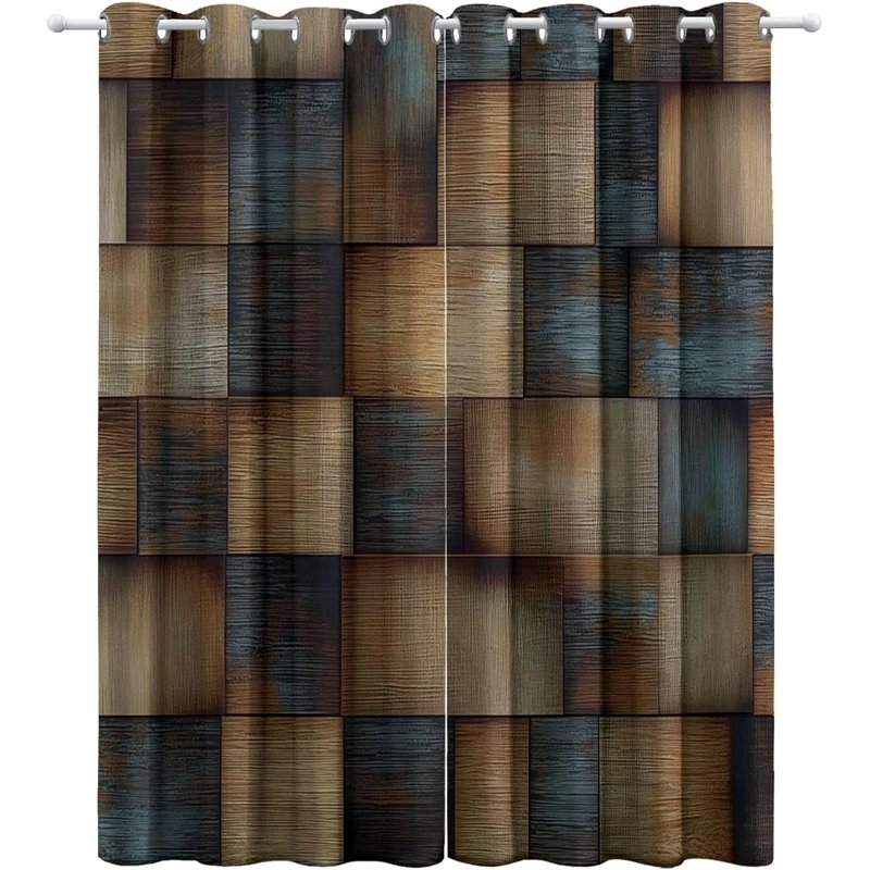 Blackout Thermal Insulated Curtain Panels for Bedroom & Living Room - 2 Pack