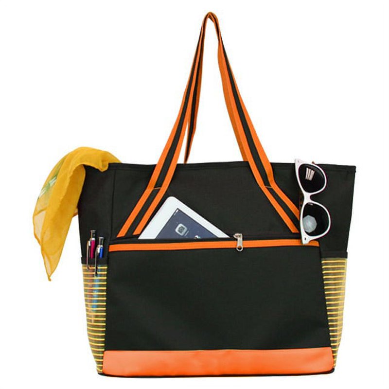 Pink Mesh Tote Bag with Tablet Pocket - Travelwell
