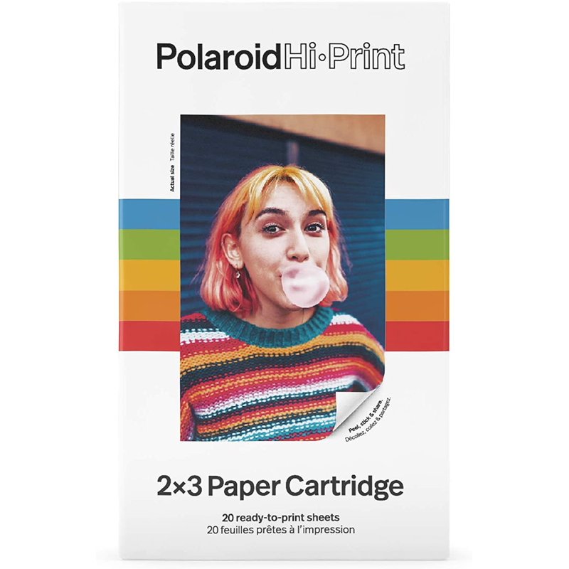 Polaroid Hi-Print Paper Cartridge Pack of 3 - 60 Self-Adhesive 2x3 Prints