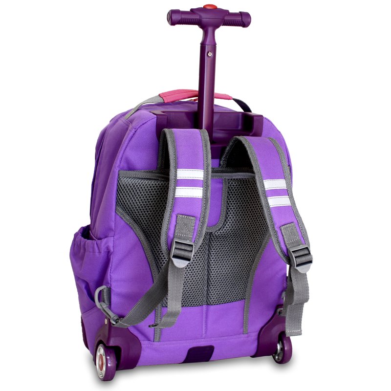 Kids Rolling Backpack with Character Design 16-Inch School & Travel Bag