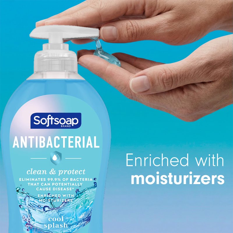 Antibacterial Hand Soap with Moisturizers - Cool Splash Scent, 11.25 fl oz