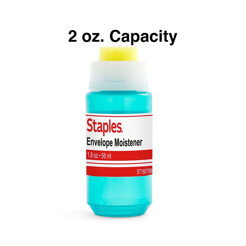Envelope Moistener Refill Bottle 2oz for Sealing Envelopes & Stamps - Pack of 3