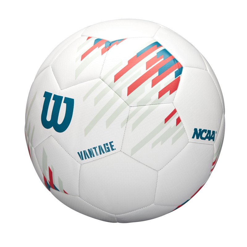 Wilson NCAA Vantage Soccer Ball - White Teal, Size 5 (Variation: 5, White/Teal)