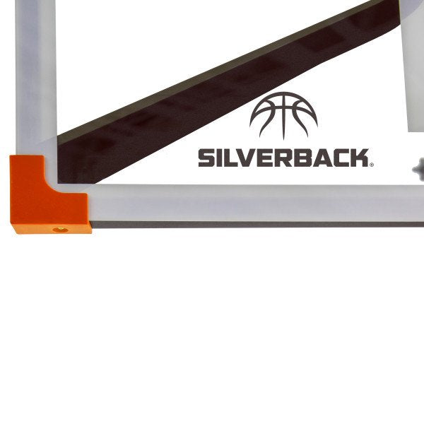 Portable Adjustable Outdoor Basketball Hoop with 50-Inch Backboard - Silverback NXT