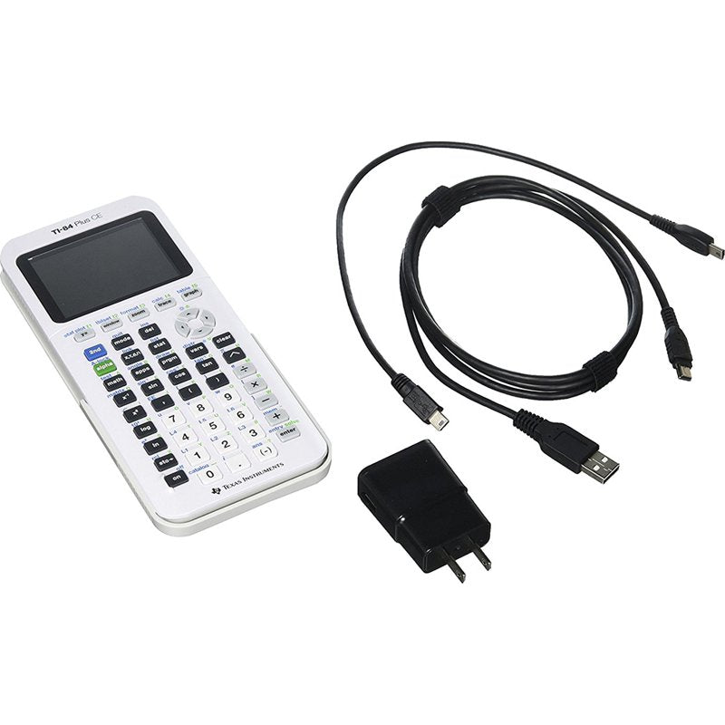 Color Graphing Calculator with Backlit Display and Rechargeable Battery