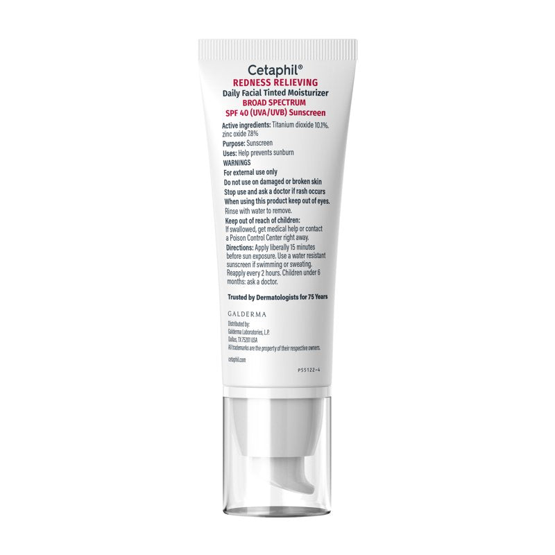 Redness Relief SPF 40 Facial Moisturizer with Neutral Tint - Hydrating Skin Care