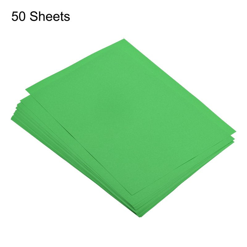 Colored Copy Paper for Printing & Arts - 50 Sheets Emerald Green 8.5x11