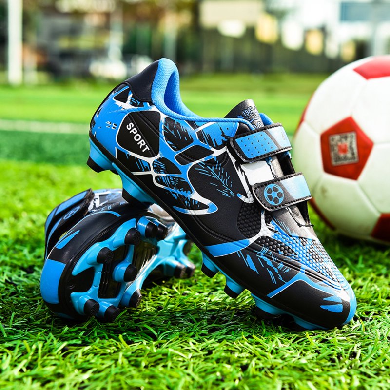 Youth Artificial Grass Football Cleats with Rubber Studs for Firm Ground - OnyxTrek