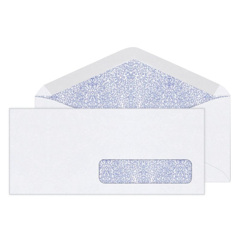 Medical Claim Envelopes #10 White Security-Tinted Box of 500