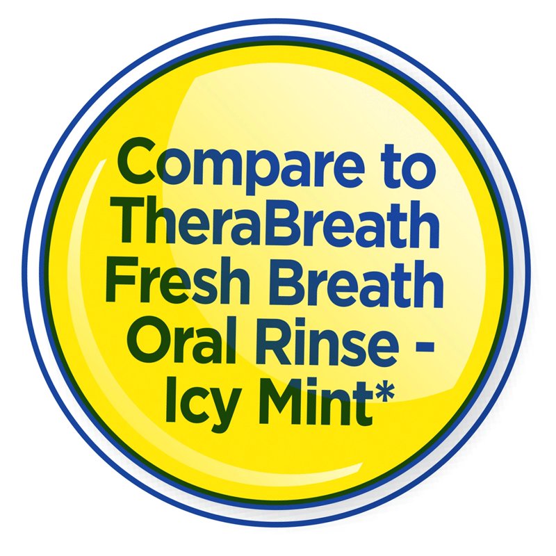 Alcohol-Free Fresh Breath Oral Rinse Glacial Mint 16oz - Multipack