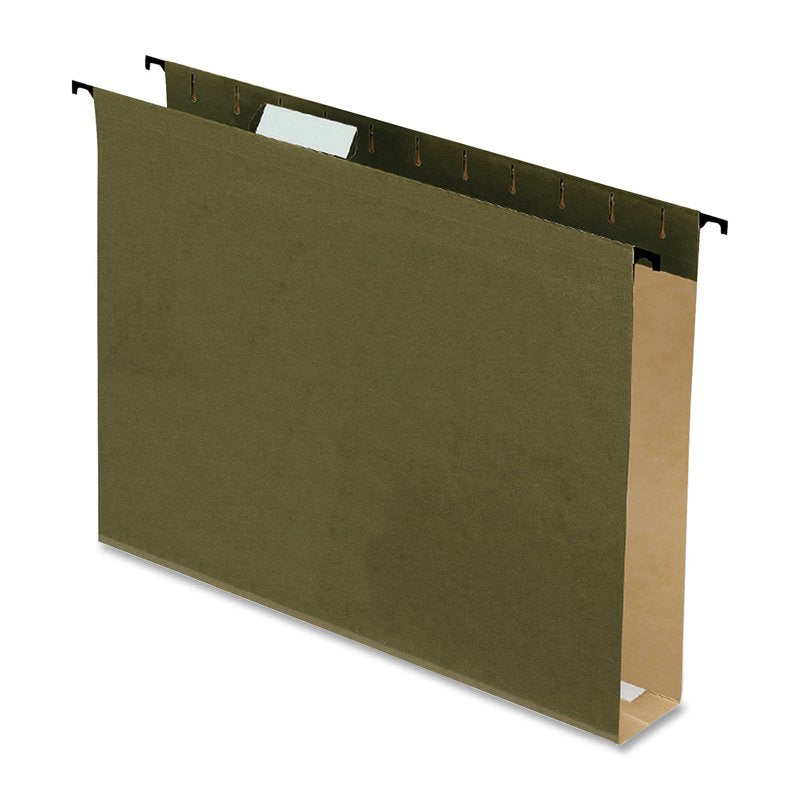 Pendaflex Green Poly Laminate Hanging File Folders 2 Inch Expansion 20 Pack