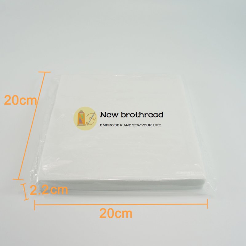Embroidery Stabilizer Backing Sheets - Tear Away, Medium Weight, All Sizes