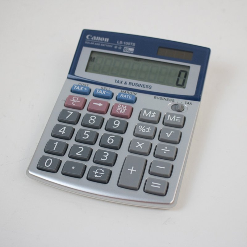 Canon LS-100TS 10-Digit Financial Calculator for Business & Personal Use