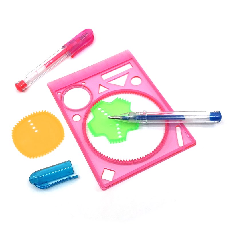 Travel Spiral Art Set for Kids - Creative Geometric Drawing Kit