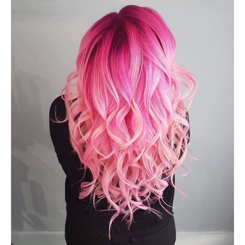 Vegan Cruelty-Free Semi-Permanent Hair Color Dye - Virgin Pink, All Sizes