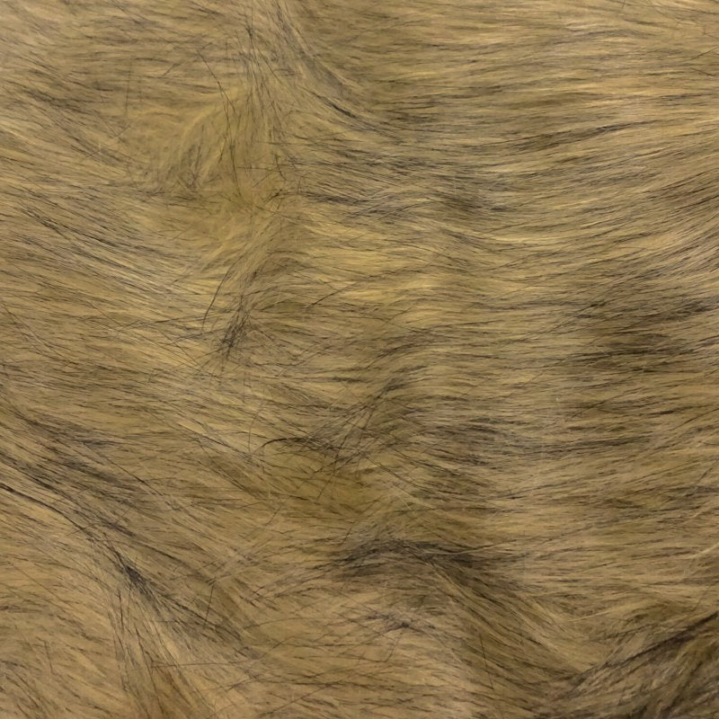 Luxury Faux Fur Fabric Wolf Gray 63" x 2 Yards for Crafts & Home Decor