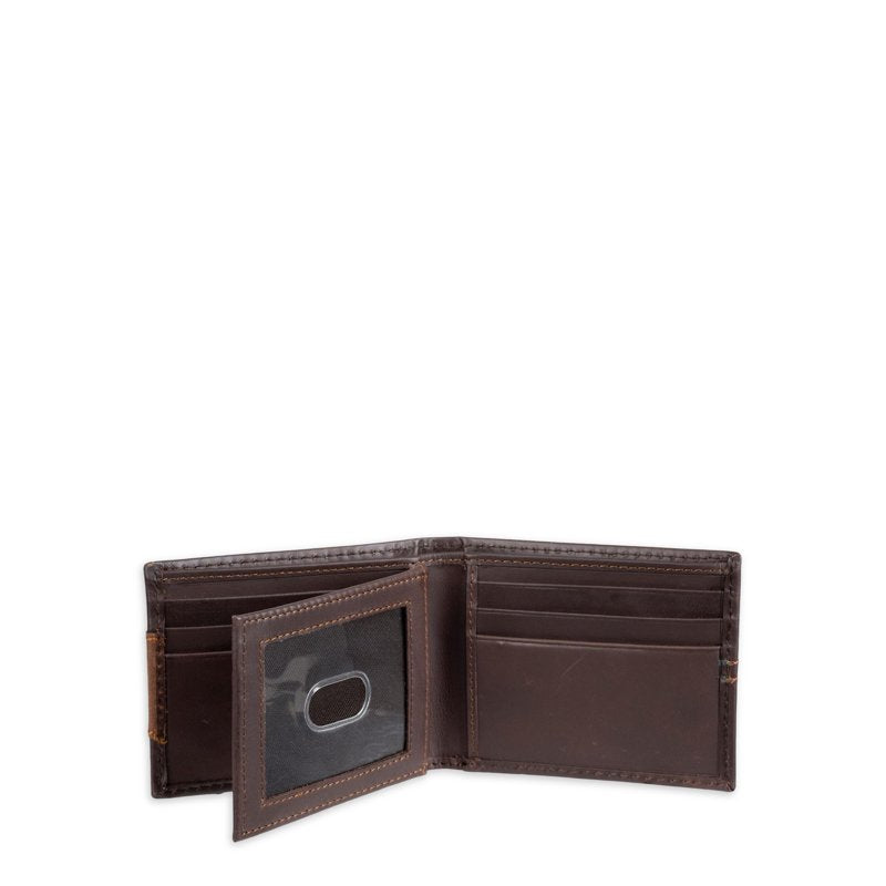 Men's Leather Slimfold Wallet with Extra Capacity, RFID Blocking