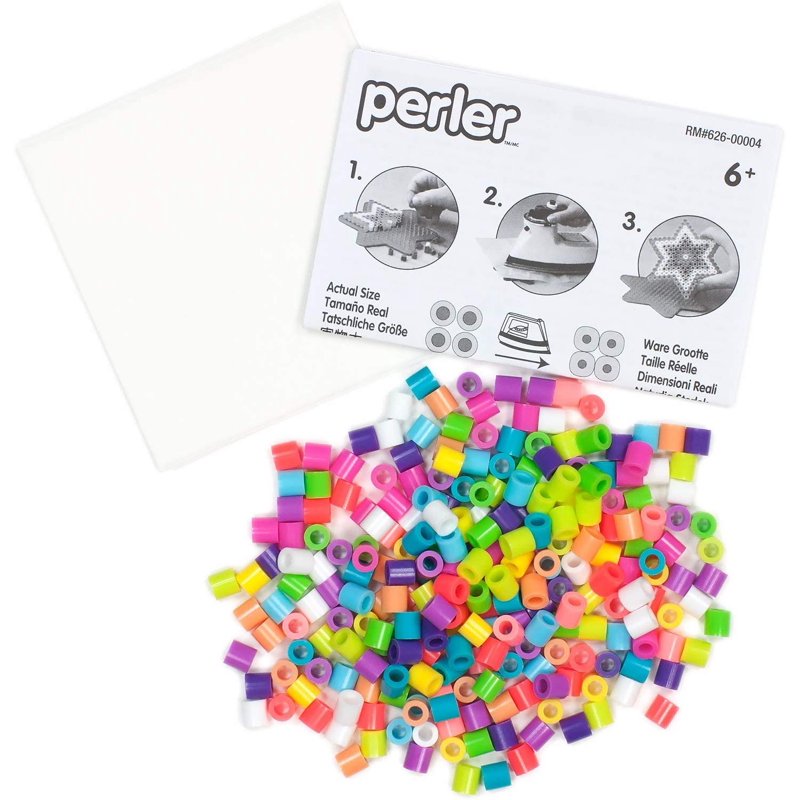 Perler Beads Summer Mix - 11,000 Tropical Craft Beads for Kids & DIY