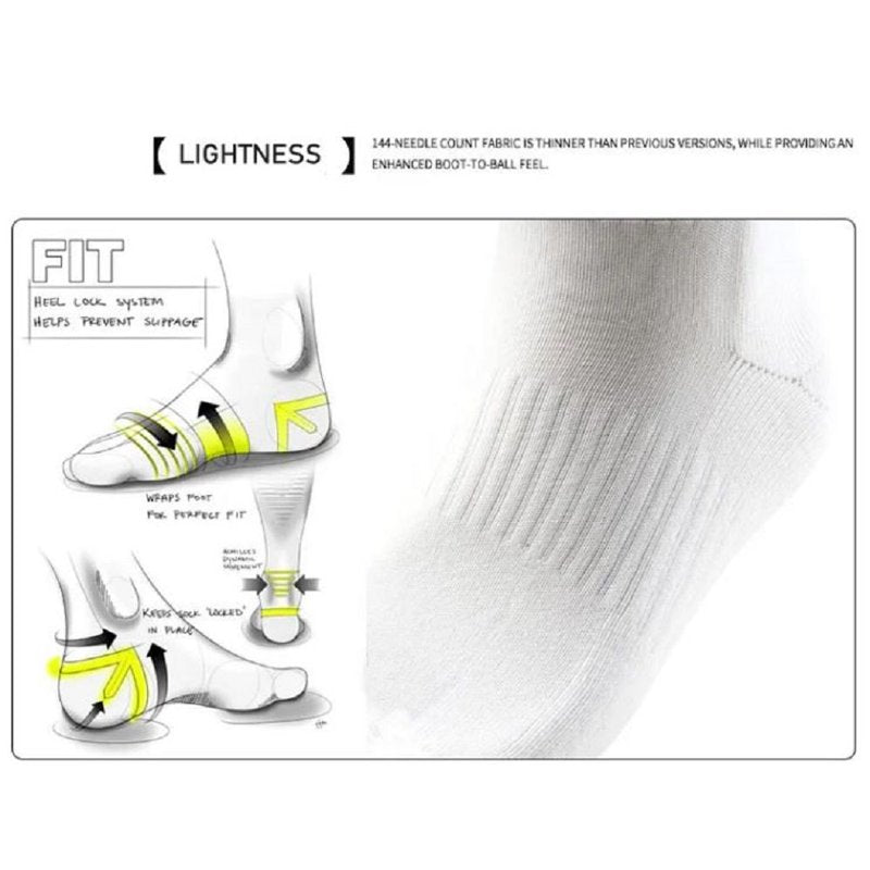 Unisex Soccer Knee High Athletic Socks - 2 Pairs, Medium, Like Brazil Yellow