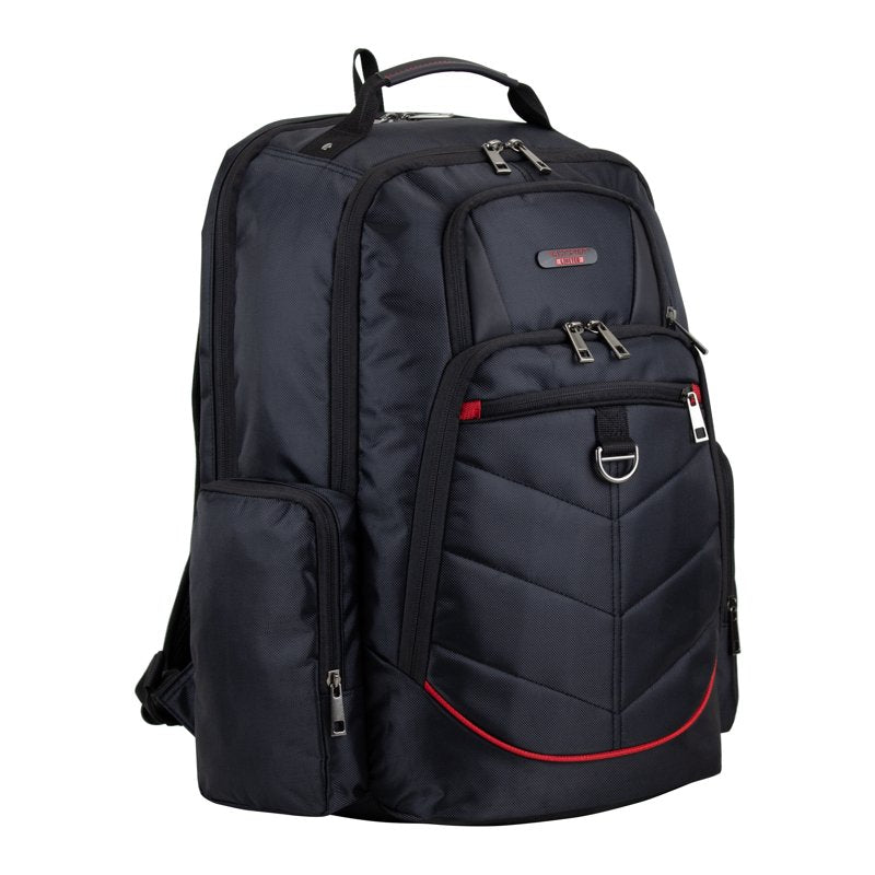 Unisex Tech Backpack with Laptop & Tech Storage - Water Resistant, 19x13x9 inches