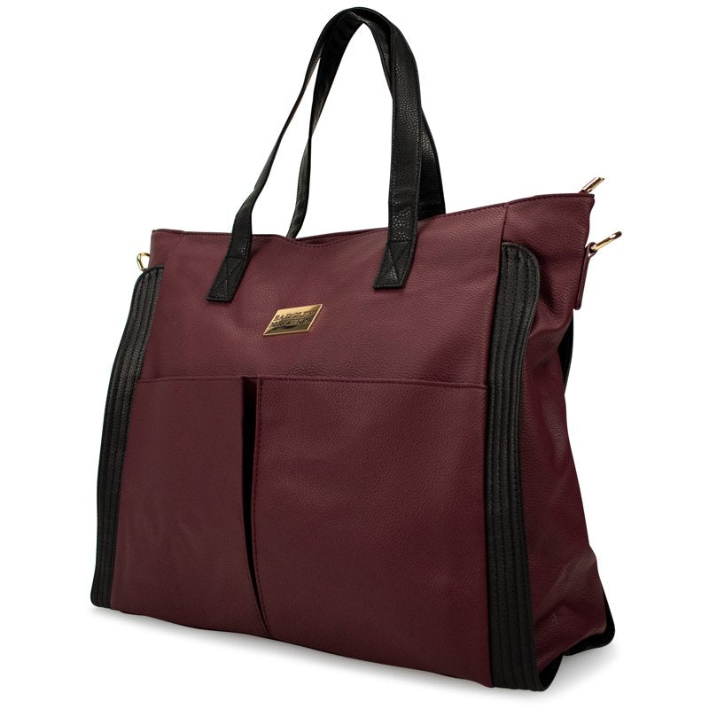 Vegan Leather Travel Tote Bag for Women & Teens - Spacious Weekender Duffle