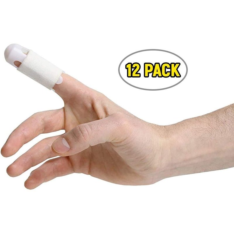 Large Medical Finger Guards 12-Pack Disposable Plastic Finger Protectors