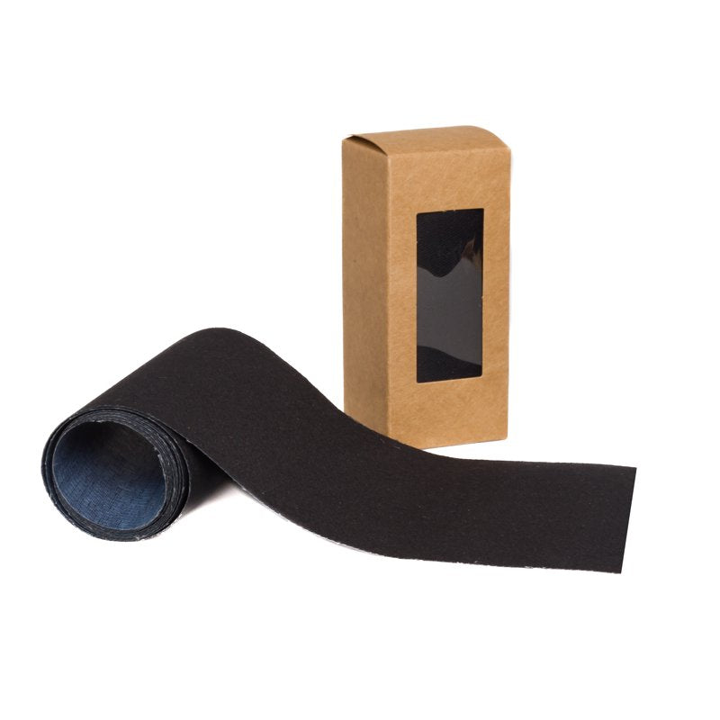 Fabric Repair Iron-On Roll for Clothing & DIY Crafts - 4 x 60 Inches, Black