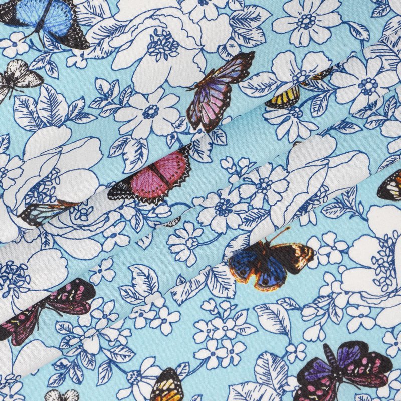 Cotton Quilt Fabric 1 Yard - Riviera Pattern for Sewing & Crafts